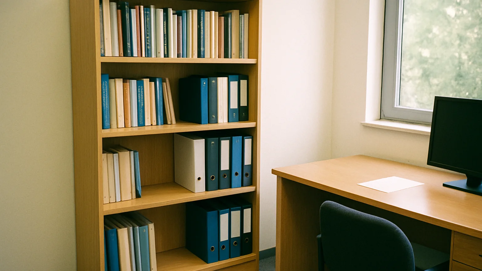 Sizing and Room Fit office bookcase detail